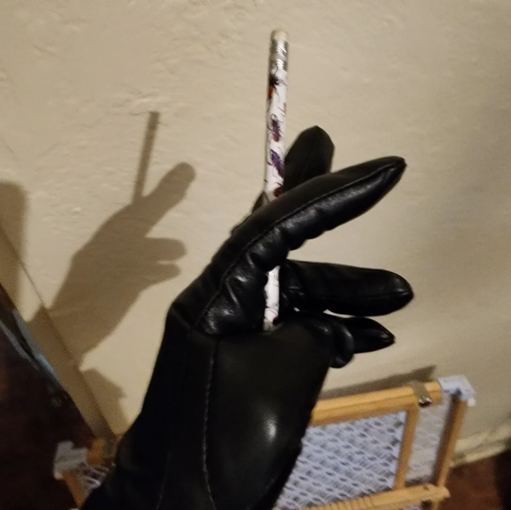 Stay Cosy lined leather ‎ gloves 6.5